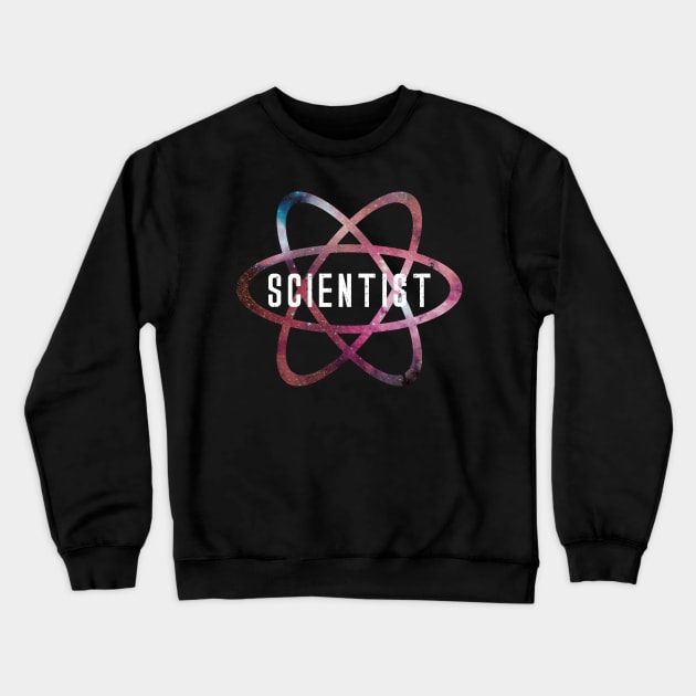 Scientist Atom Crewneck Sweatshirt by avshirtnation